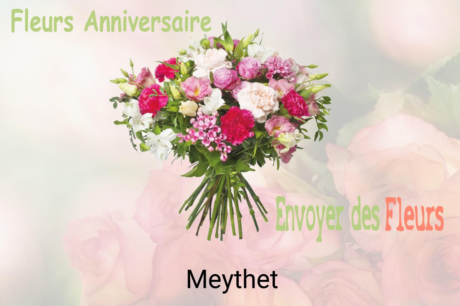 Bouquet de fleurs d’anniversaire livré à Meythet
